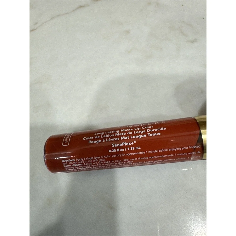Beautiful Brick SeneGence LipSense HydraMatte Long Lasting Matte Lip Color 0.25 - Picture 6 of 6